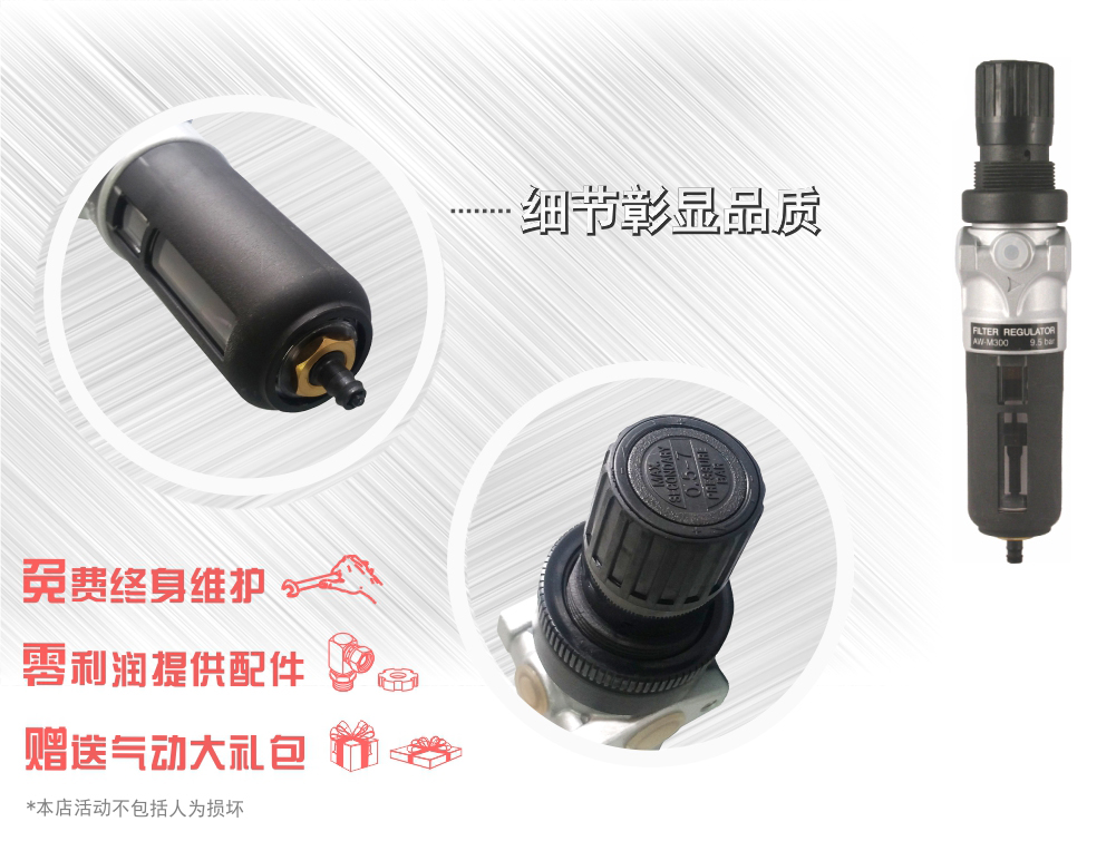 M-300过滤调压阀细节