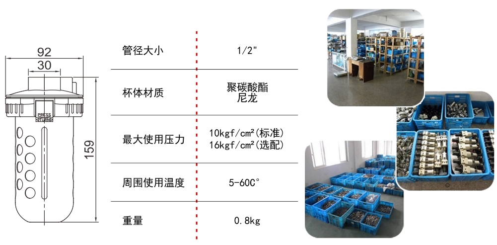 AD600末端排水器选型参数